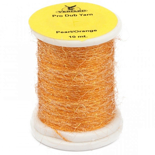 VENIARD Нить с вкраплениями даббинга Pro Dub yarn Pearl Orange