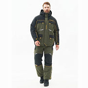 Костюм Huntsman Канада V-2,  цв. хаки/черный, тк.Исландия, р.48-50/182-188