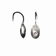 Мормышка ангарская серебро № 28 Клоп рифленый, кр. № 14