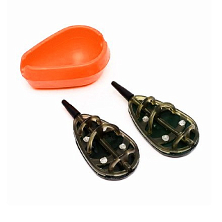 Набор FLAT кормушки (2 шт)+пресс форма (силикон флюор) 60 гр