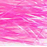 RiverLab Волокна синтетические плоские рифленые Flashabou Fucshia