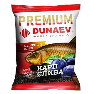 Прикормка "DUNAEV-PREMIUM" 1кг Карп-Сазан Слива