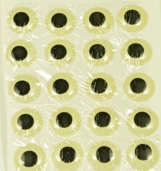 FLY-FISHING Голографические глазки (эпоксидные) 5 мм светящиеся (20 шт.)