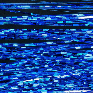 Akara волокна синтетически плоские Crystal Holo Flash  YLS-11 Blue