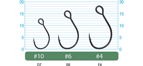 Одинарный крючок OWNER 51770-10 S-55M,10шт