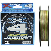 Шнур YGK X-Braid Super Jig Man X4 200m #0.6. 0,128мм (4,5 кг)