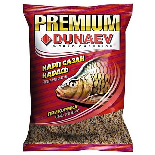 Прикормка "DUNAEV-PREMIUM" 1кг Карп-Сазан Красная