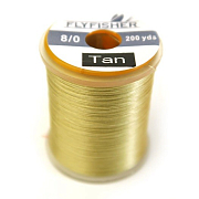 FLYFISHER Монтажная нить 8/0 180м TAN
