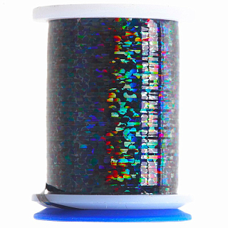 VEEVUS Голографический люрекс Holographic Tinsel MEDIUM 20 m HOLO BLACK