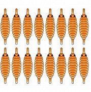 Zima&лето Спинки для имитации Гаммаруса №10, оранжевый (16шт)