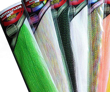 HENDS Синтетическое волокно Krystal Flash Yellow Fluo #99