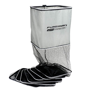 Садок прямоугольный FLAGMAN 50х40 см, 4 м (резиновая сетка)