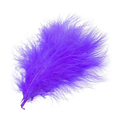 FLY-FISHING Перья марабу MARABOU PLUMES SELECT Purple