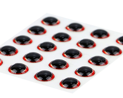 Sybai Глазки Ultra 3D Epoxy Eyes, Red, 5 mm