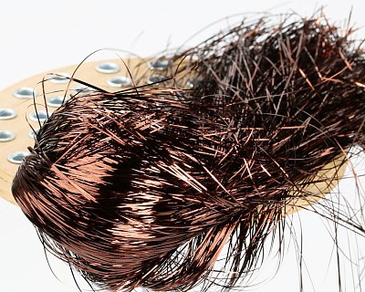 Sybai Синтетическое волокно Tinsel Hair, Copper Brown