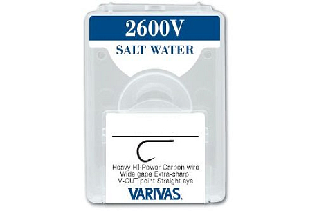 VARIVAS Крючки 2600V Saltwater #1/0 (12 шт.)