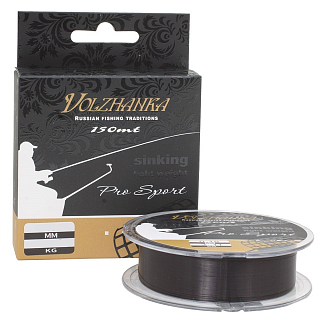 Леска моно "Pro Sport Sinking" 150м/0,30 8.41кг, черная