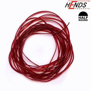  Материал для тела HENDS Products Body Glass micro - half round Deep Red #93