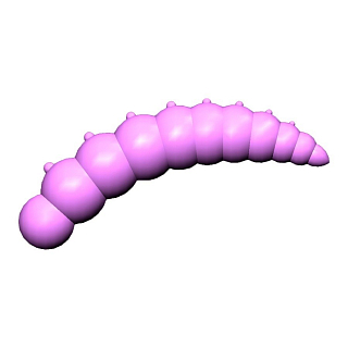 Силиконовая приманка Trix TroutMania PEPPER 1,3" цвет 009 Violet (Cheese) упак. 8 шт