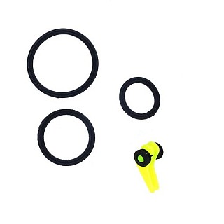 Держатель крючка на бланк удилища "FISH SEASON" ЖЕЛТЫЙ