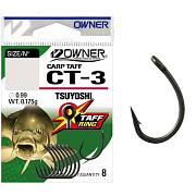 Одинарный крючок OWNER 53273-04 (CT-3) Carp Taff, 7 шт
