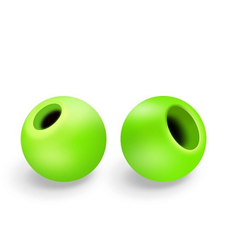 FLY-FISHING Латунные головки Brass Beads 5.5 мм (20 шт.) FL GREEN