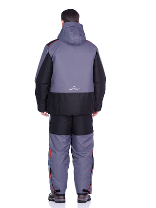 Костюм Huntsman Поплавок Siberia Floating , цв.серый/черный,тк.Breathable, р.48-50/176