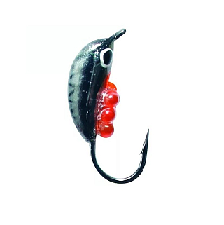 Мормышка W Spider Рижский банан с ушком краш. с икрой 3,5 мм 1,00 гр. 153I