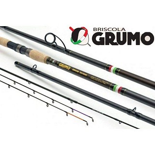 Удилище фидерное BRISCOLA GRUMO, 396см., до 112гр, 4 ч., Tip: 56гр., 84гр, 112гр.