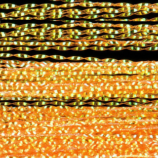 TEXTREME Волокна синтетические крученые CRYSTALFLASH Medium Fluo Orange 300 strands