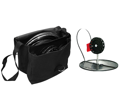 Комплект неоснащ. жерлиц в сумке, d 200мм, катушка d 90мм (10шт) 