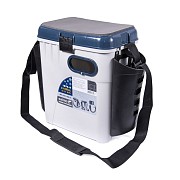 Ящик рыболов. зим. Salmo 2-х ярус. пласт. с карманами 33,5х23,5х39