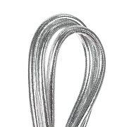 Wapsi Плетеные трубки MYLAR CORD LARGE SILVER
