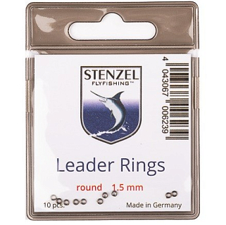 STENZEL Микроколечки Leader Rings Round 1.5 mm (10шт)