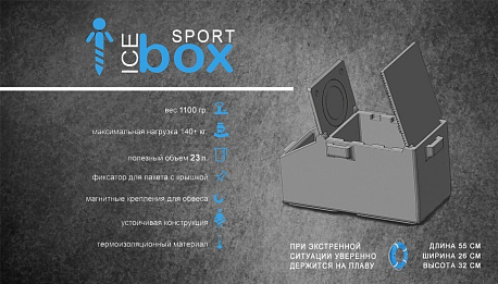Ящик Ice box sport 554х260х320мм