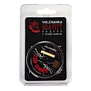 Супертонкий и супертонущий поводочный материал без оплетки Волжанка "CreaFine" 25LB/ 20м Mud Brown