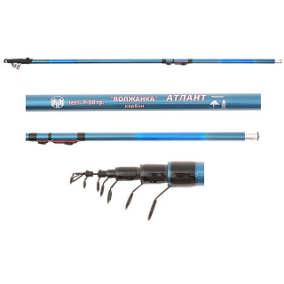 Удилище с/к "Волжанка Атлант" 6,0м ( секций) тест до 50 гр (IM6)