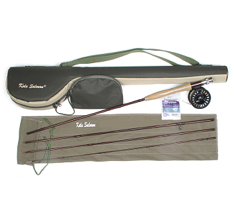 KOLA SALMON Готовый нахлыстовый набор LIBRA (5-ый класс, катушка Jora, шнур Light Scandi Clear