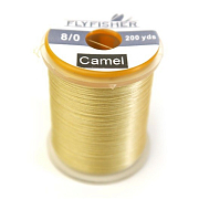 FLYFISHER Монтажная нить 8/0 180м CAMEL