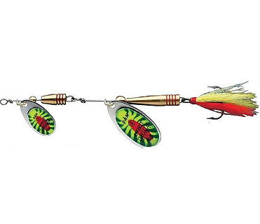 Блесна вращ. FZ SPINNER TANDEM DRESSED / 20 гр. / FIRE SHARK