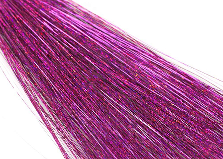 HEDRON Волокна синтетические плоские Flashabou Holographic FUCHSIA