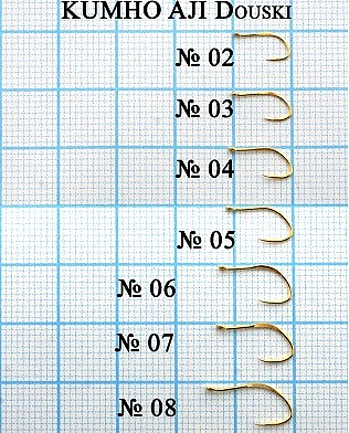 Крючок Kumho Aji-Douski-R  #05 Gold (1 шт) 