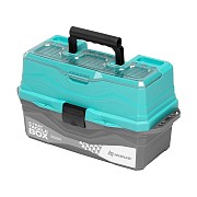 Ящик для снастей Tackle Box трехполочный NISUS (бирюзовый)