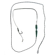 Карповая оснастка с клипсой на Lead Core №6