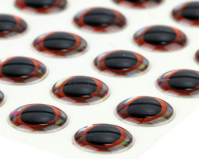 Sybai Глазки 3D Epoxy Eyes, Basic red, 9mm