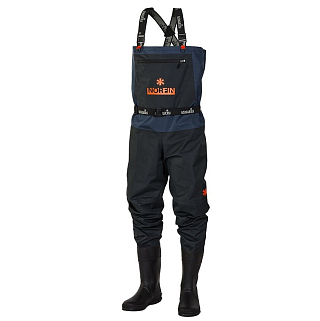 Полукомбинезон заброд. Norfin PILOT BOOTFOOT р.43-M с сапогами резина