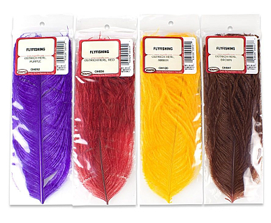 WAPSI Перья страуса Ostrich Herl YELLOW