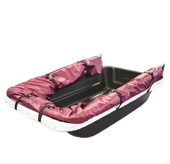 Палатка-сани рыбацкая АНГАРА 220х135х75см (бордовая)