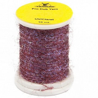 VENIARD Нить с вкраплениями даббинга Pro Dub yarn UV Claret