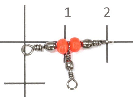 Вертлюг трехсторонний T-образный (5шт.) Kosadaka 2120BN-14х16